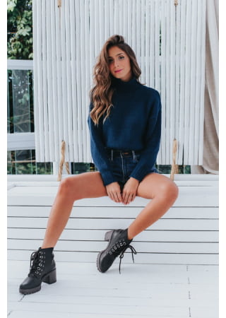 BLUSA COURCHEVEL MARINHO BLUSA COURCHEVEL MARINHO