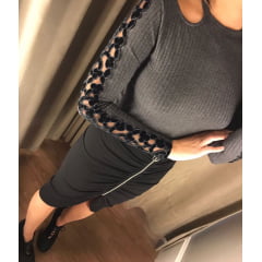 Blusa manga renda Blusa manga renda