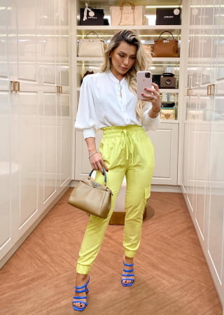 CALÇA JOGGER VERDE LIMA CALÇA JOGGER VERDE LIMA