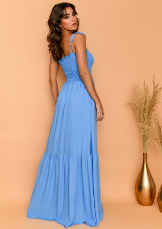 VESTIDO ARIELA AZUL SERENITY VESTIDO ARIELA AZUL SERENITY