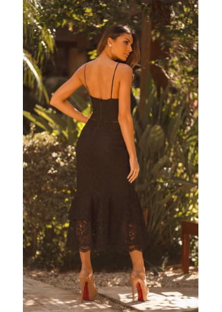 VESTIDO MIDI LONGUETE VESTIDO MIDI LONGUETE