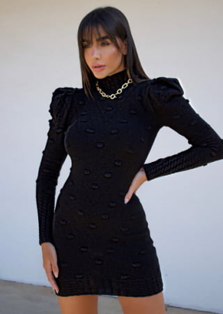 VESTIDO CHAMONYX PRETO VESTIDO CHAMONYX PRETO