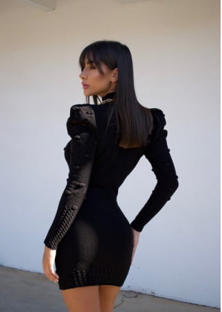 VESTIDO CHAMONYX PRETO VESTIDO CHAMONYX PRETO