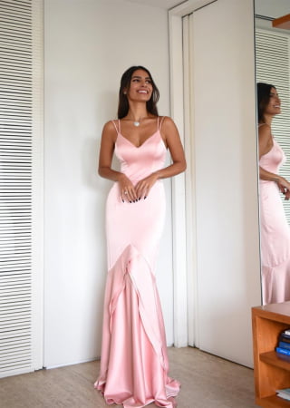 VESTIDO BELA PÊSSEGO VESTIDO BELA PÊSSEGO