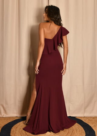 VESTIDO JUNDIAI MARSALA VESTIDO JUNDIAI MARSALA
