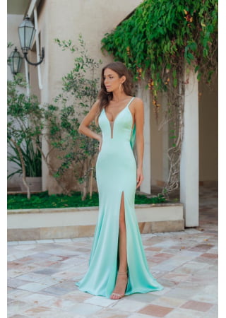 VESTIDO LONGO BELINDA VERDE VESTIDO LONGO BELINDA VERDE