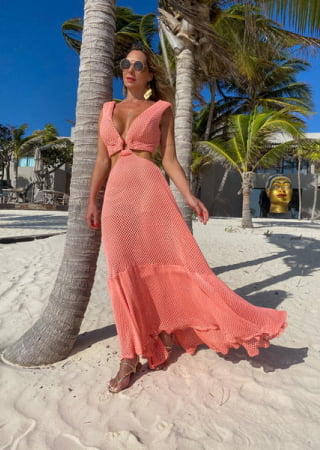 VESTIDO LONGO GITANO VESTIDO LONGO GITANO
