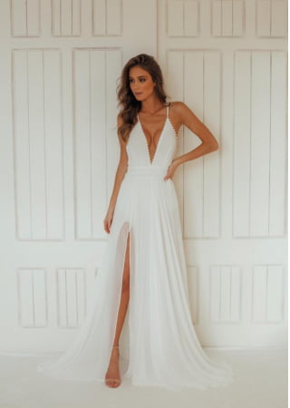 VESTIDO LONGO ISABELLA OFF WHITE VESTIDO LONGO ISABELLA OFF WHITE