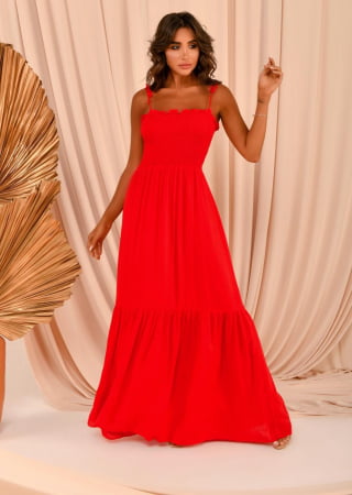 VESTIDO ARIELA VERMELHO VESTIDO ARIELA VERMELHO