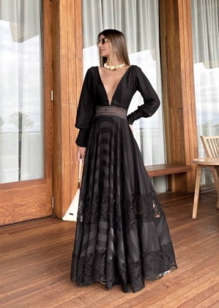 VESTIDO LONGO MALCA VESTIDO LONGO MALCA