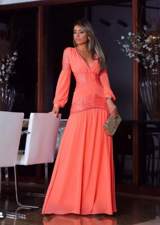 VESTIDO LONGO MARROCOS VESTIDO LONGO MARROCOS