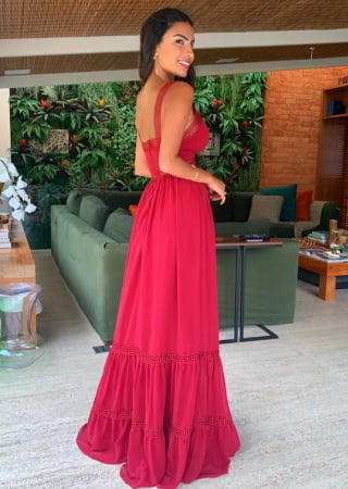 VESTIDO LONGO THALIA VESTIDO LONGO THALIA