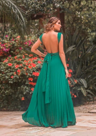 VESTIDO MIL PLISSADO VESTIDO MIL PLISSADO
