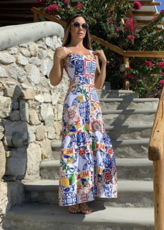 VESTIDO NAPOLIS ESTAMPADO VESTIDO NAPOLIS ESTAMPADO