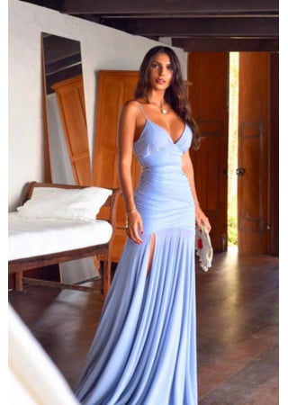 VESTIDO LORENA AZUL SERENITY VESTIDO LORENA AZUL SERENITY