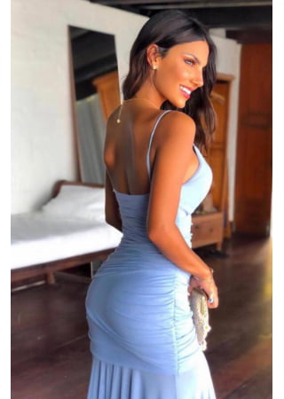 VESTIDO LORENA AZUL SERENITY VESTIDO LORENA AZUL SERENITY