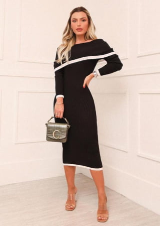 VESTIDO LONDRES PRETO VESTIDO LONDRES PRETO