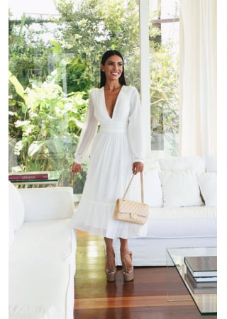 VESTIDO MIDI FÁBIA VESTIDO MIDI FÁBIA