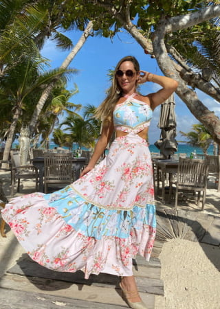 VESTIDO MIDI PLAYA VESTIDO MIDI PLAYA