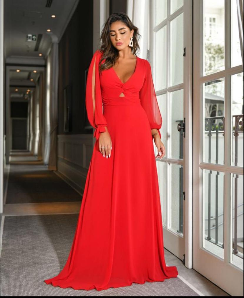vestido vermelho comprar online