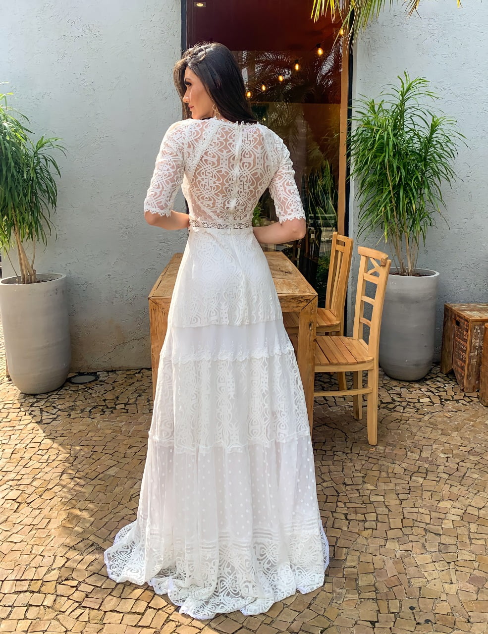 ROBE DE NOIVA EM CETIM OFF - Toth Store - Loja Online de Vestidos de Festa  e Moda Casual